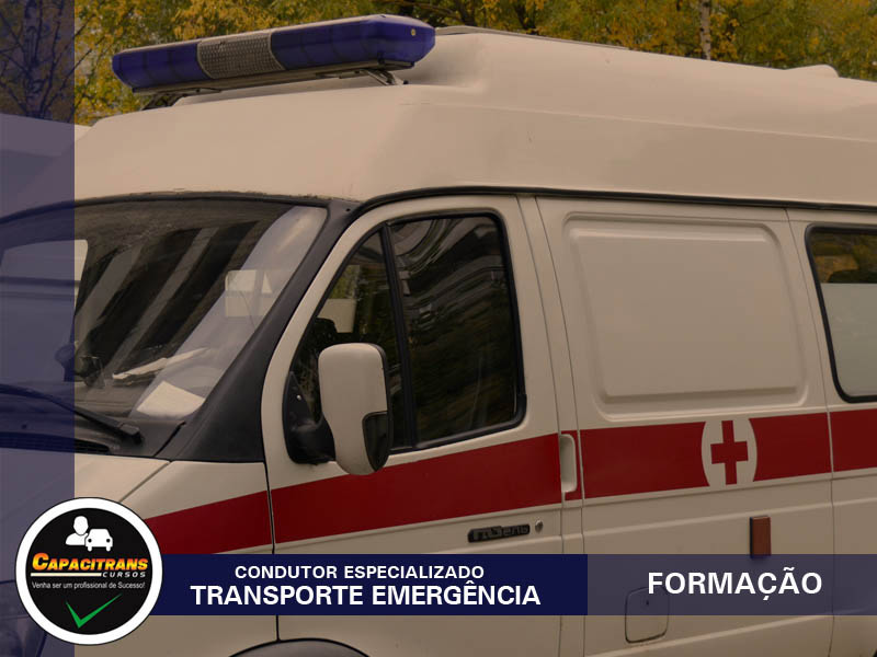 Condutor de curso especializado de Transporte Emergencial (Formação)