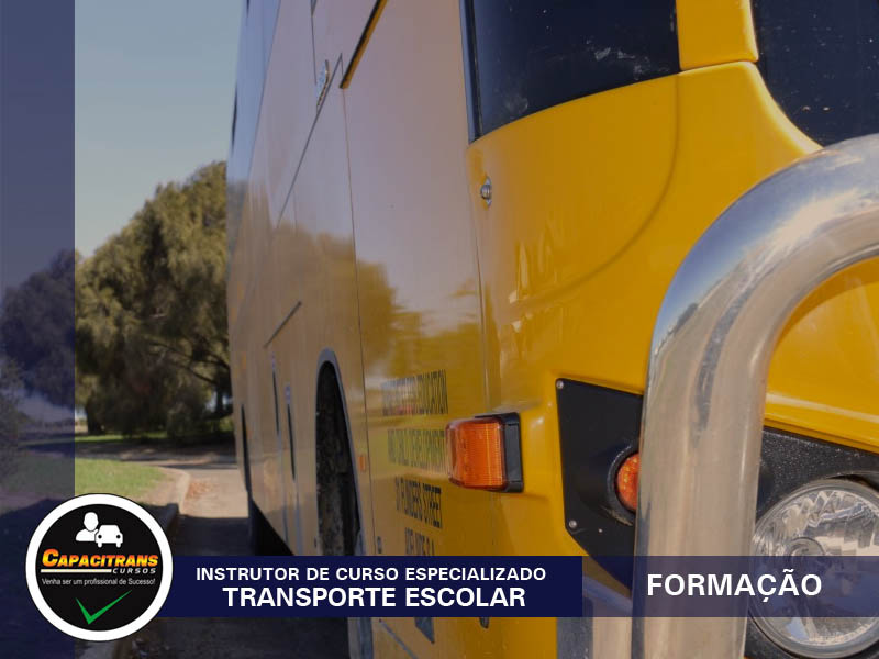 Instrutor de curso especializado de Transporte Escolar (Formação)